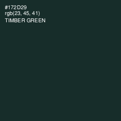 #172D29 - Timber Green Color Image